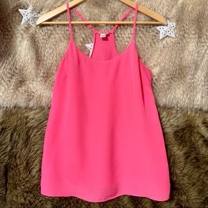 J. Crew Hot Pink Tank Top